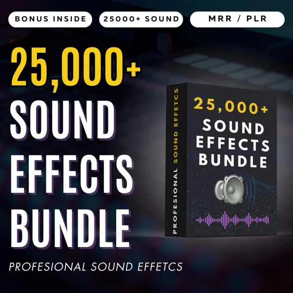 25,000+ Pro Sound Effects Bundle
