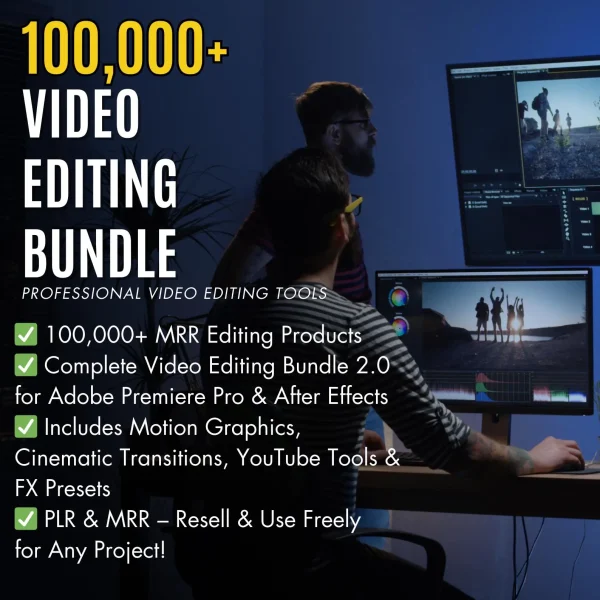 110K+ Video Editing Bundle | MRR & PLR Assets for Premiere, After Effects, CapCut & Final Cut - Image 4