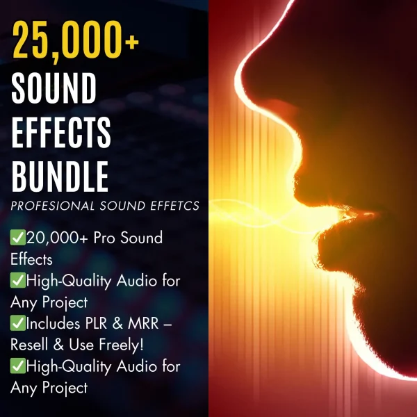 25,000+ Pro Sound Effects Bundle - Image 2